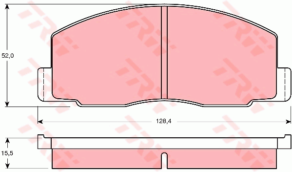 TRW GDB388 Bremsbelagsatz,...