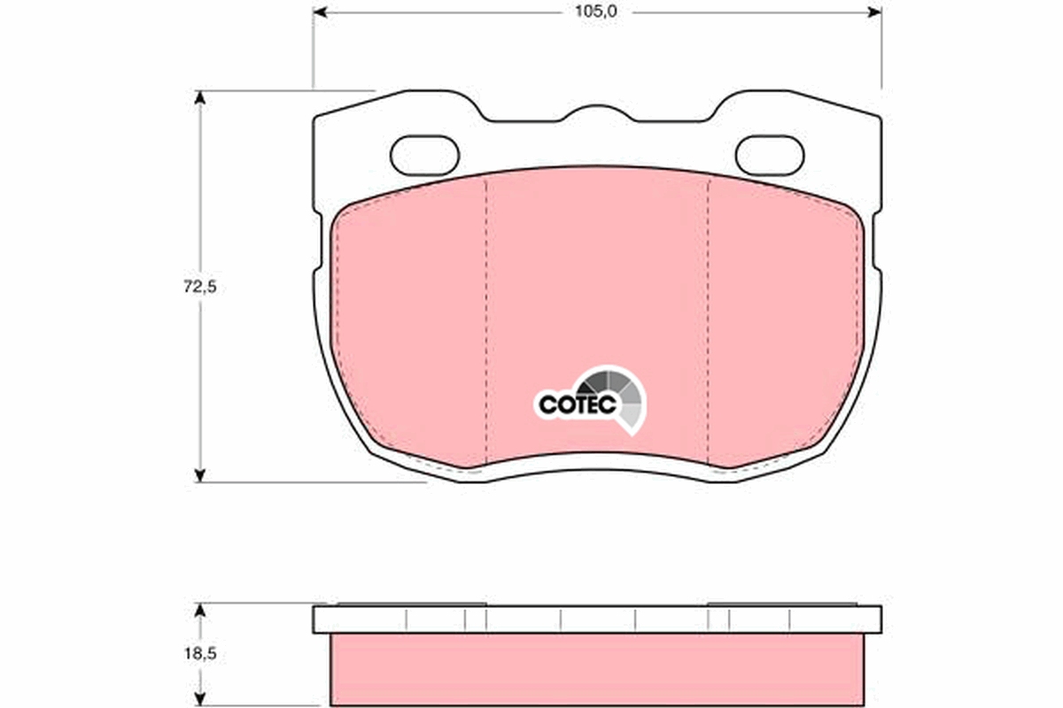 TRW GDB394 COTEC комплект...