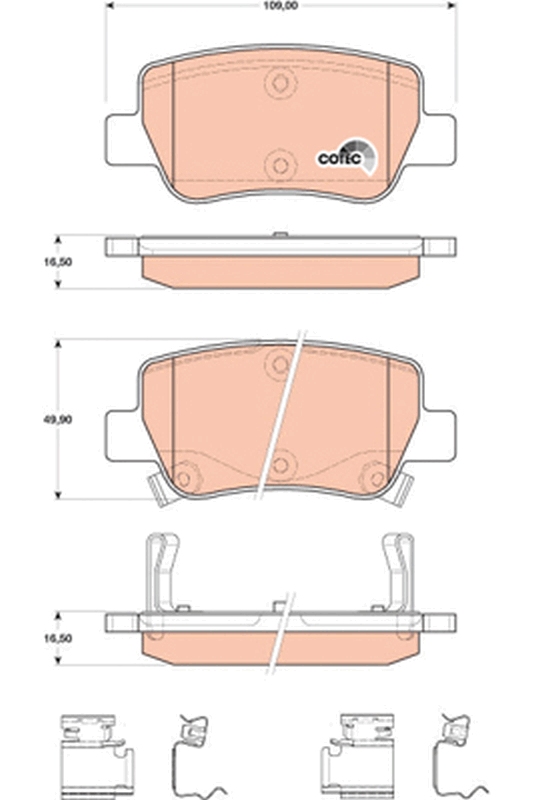 TRW GDB4175 COTEC Kit...