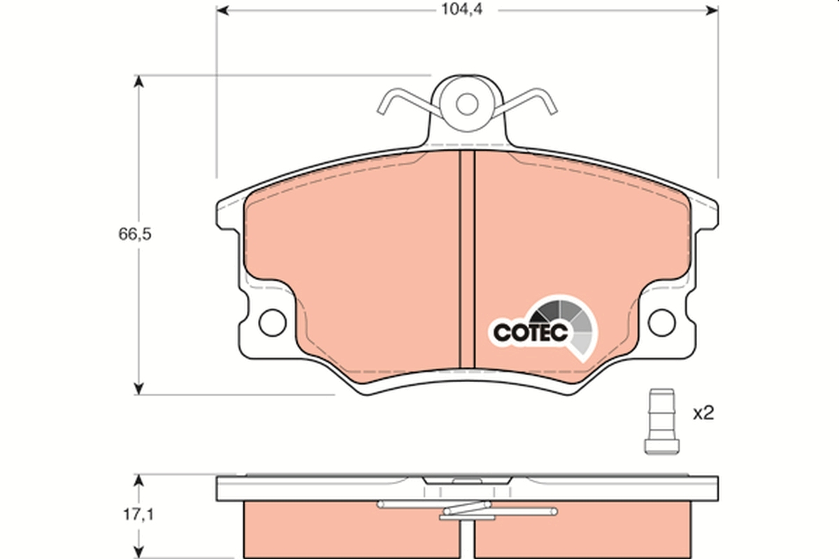 TRW GDB458 COTEC set...