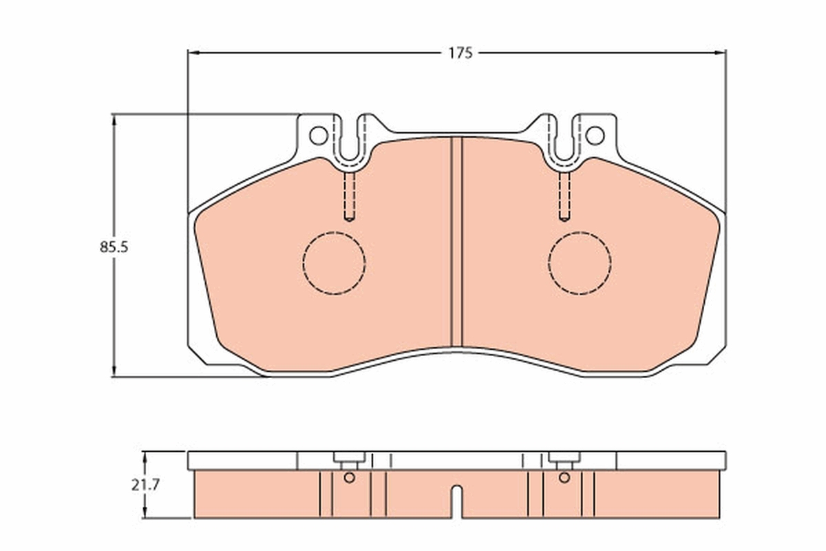 TRW GDB5050 set placute...