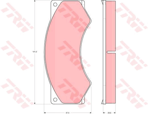 TRW GDB5053 Kit pastiglie freno, Freno a disco-Kit pastiglie freno, Freno a disco-Ricambi Euro