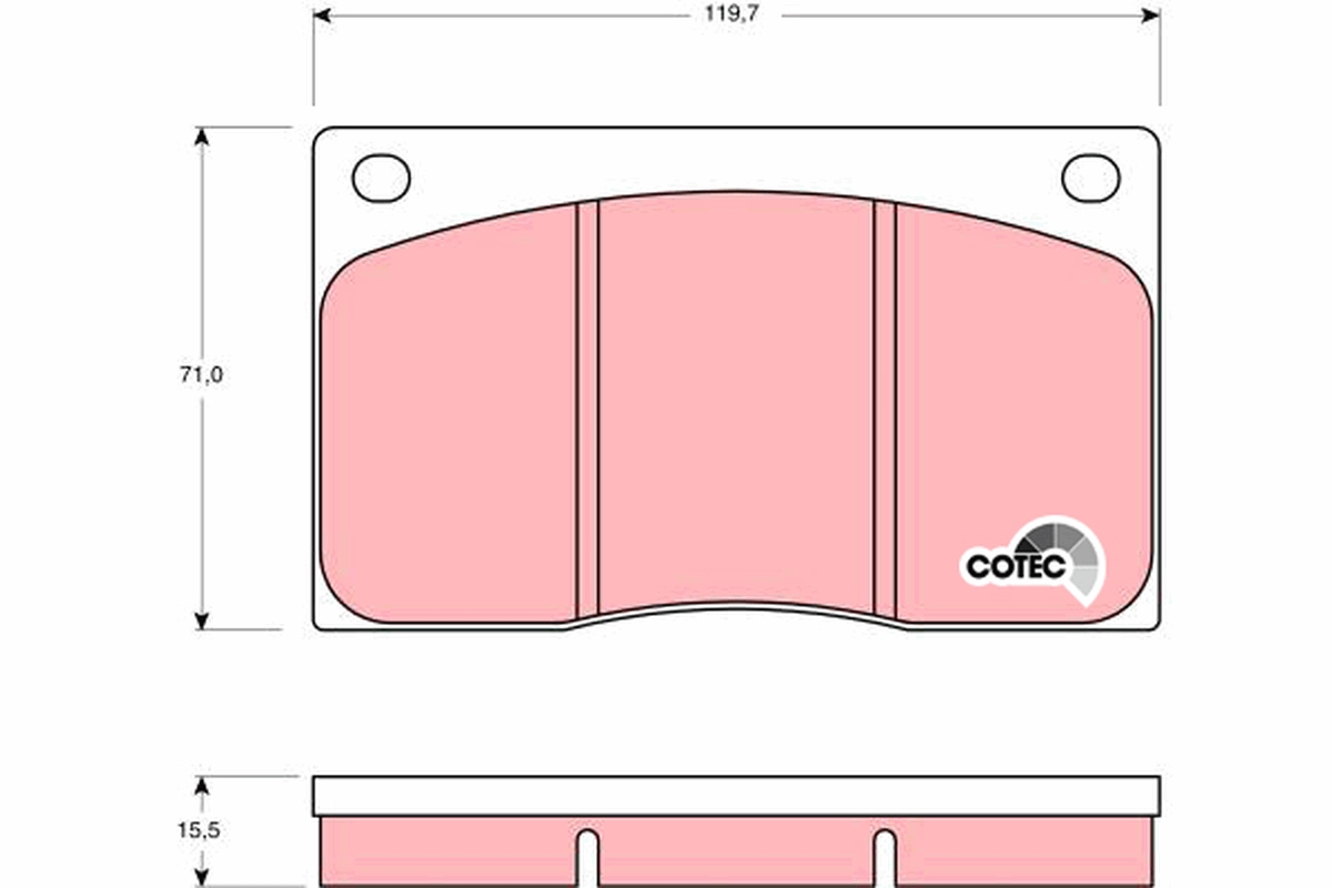 TRW GDB585 COTEC комплект...