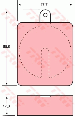 TRW GDB704 Bremsbelagsatz,...