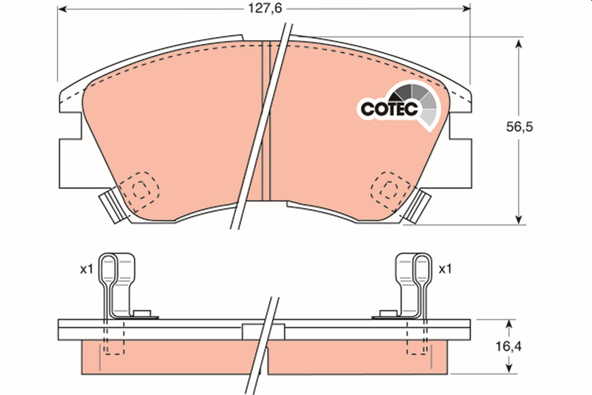 TRW GDB729 COTEC комплект...