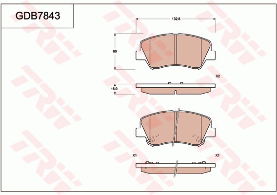 TRW GDB7843 Kit de...