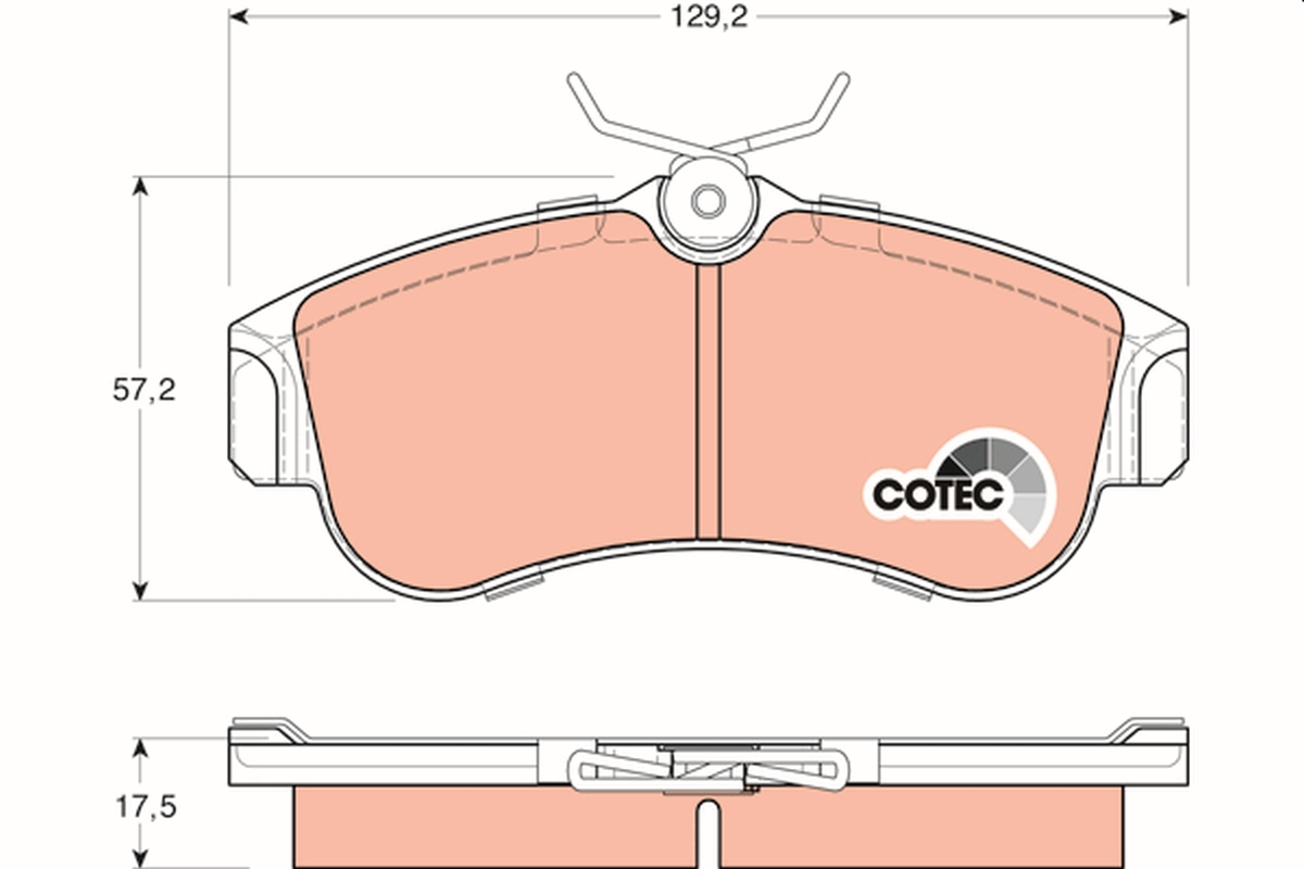 TRW GDB848 COTEC комплект...