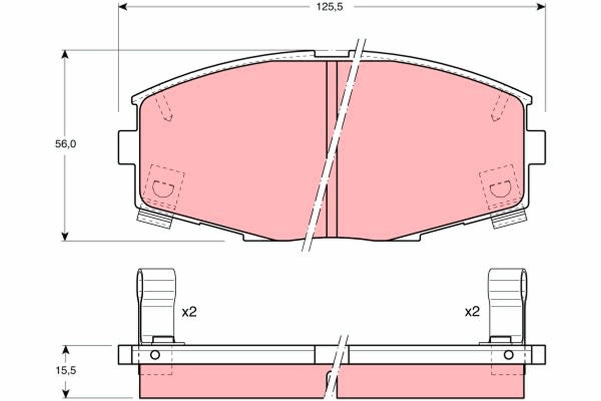 TRW GDB880 комплект...