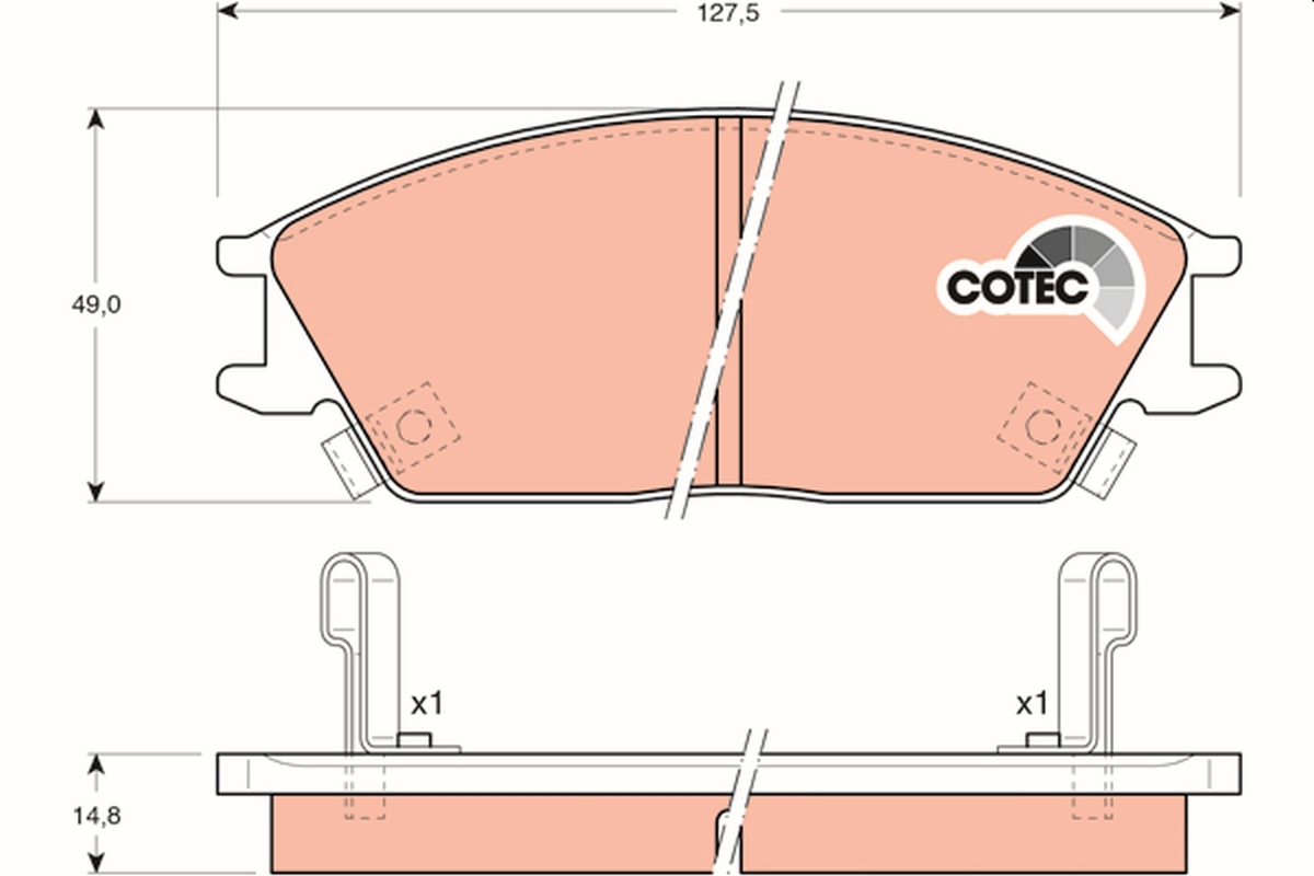 TRW GDB893 COTEC комплект...