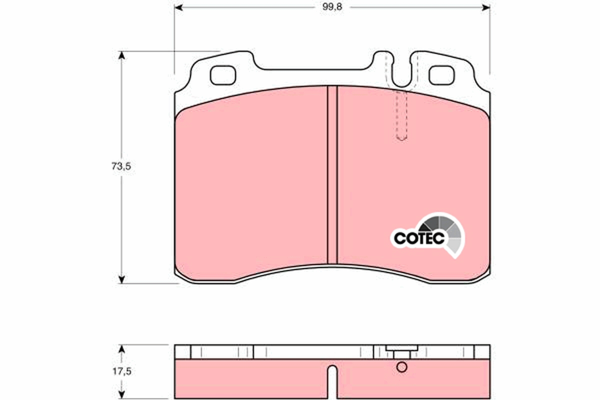 TRW GDB962 COTEC комплект...