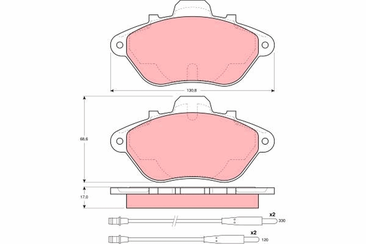 TRW GDB984 Kit pastiglie...