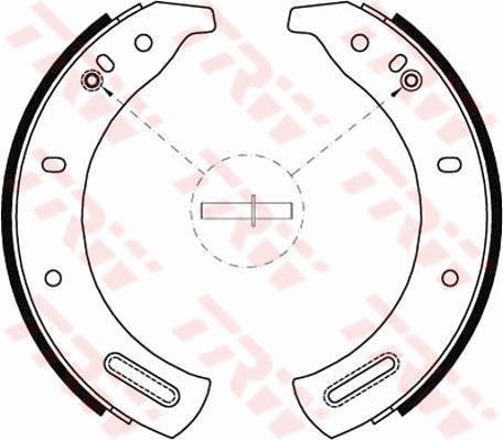 TRW GS6107 Bremsbackensatz