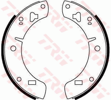 TRW GS6129 Kit ganasce freno