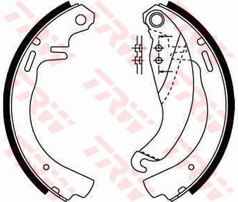 TRW GS6187 Kit ganasce freno