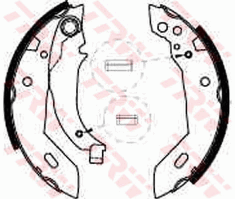 TRW GS6228 Kit ganasce freno-Kit ganasce freno-Ricambi Euro