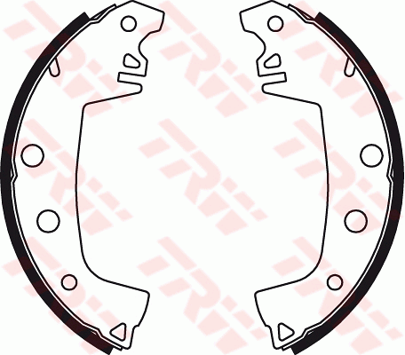 TRW GS8020 Bremsbackensatz