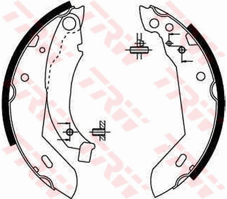 TRW GS8158 Kit ganasce freno-Kit ganasce freno-Ricambi Euro