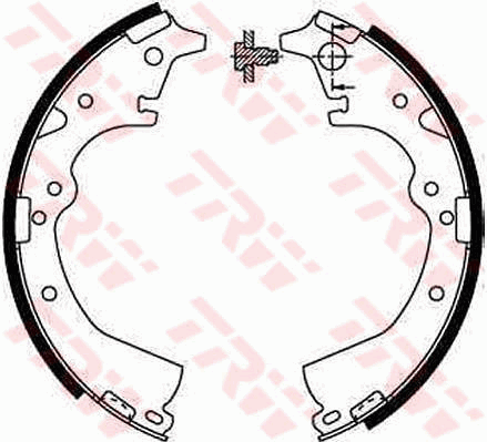 TRW GS8184 Bremsbackensatz