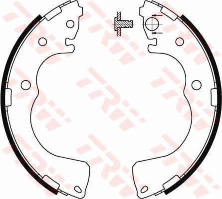 TRW GS8435 Sada brzdových...