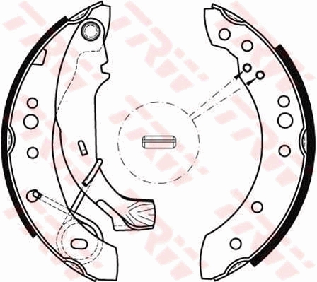 TRW GS8467 Set saboti frana