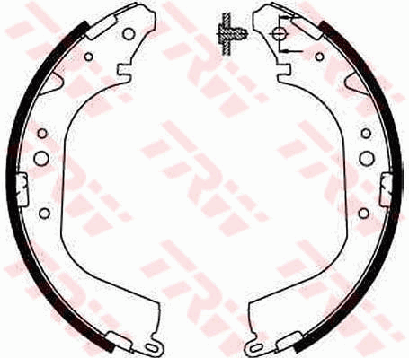 TRW GS8502 Kit ganasce freno