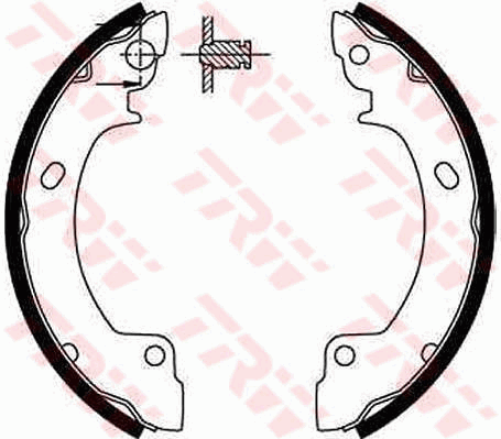 TRW GS8552 Kit ganasce freno-Kit ganasce freno-Ricambi Euro