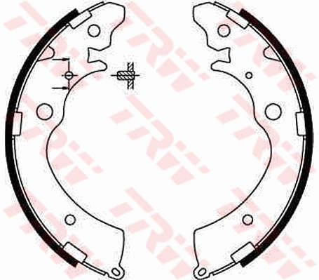 TRW GS8559 Kit ganasce freno-Kit ganasce freno-Ricambi Euro