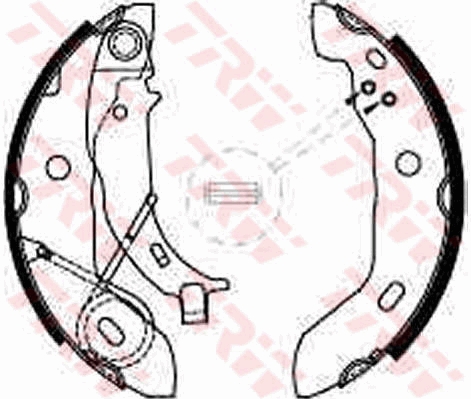 TRW GS8627 Set saboti frana