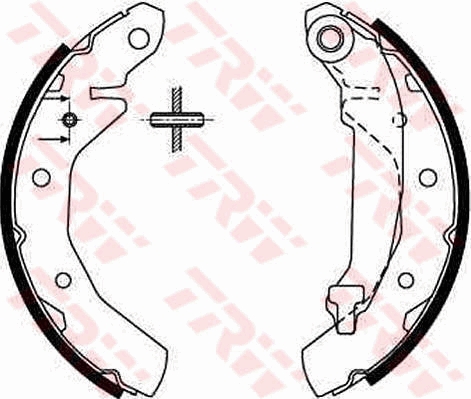 TRW GS8645 Set saboti frana