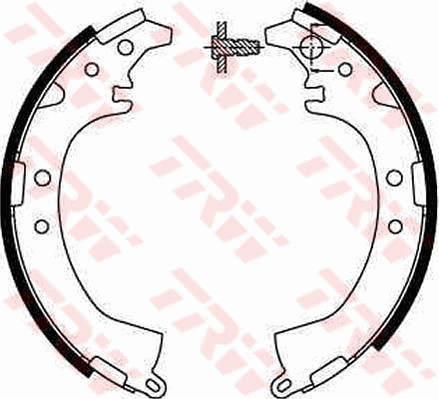 TRW GS8672 Kit ganasce freno-Kit ganasce freno-Ricambi Euro