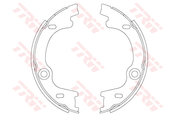 TRW GS8807 Kit ganasce freno