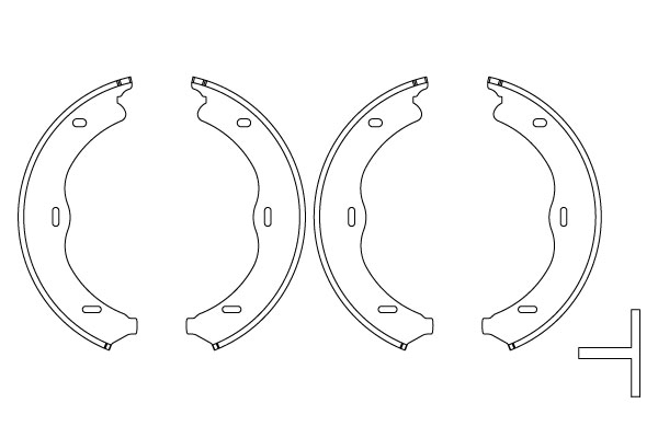 TRW GS8904 Bremsbackensatz