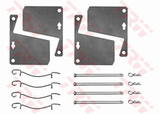 TRW PFK106 Kit accessori, Pastiglia freno-Kit accessori, Pastiglia freno-Ricambi Euro