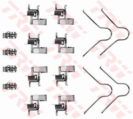 TRW PFK189 Kit accessori, Pastiglia freno