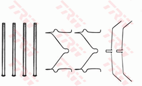 TRW PFK208 Zubehörsatz,...