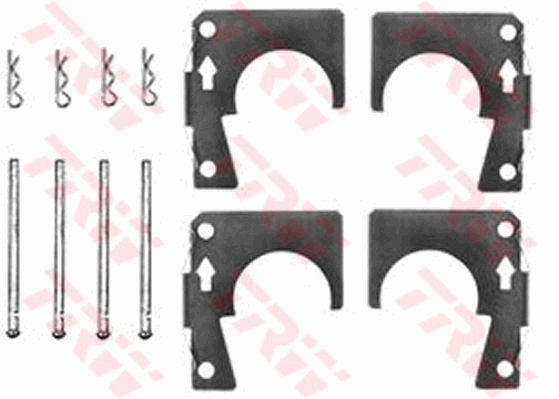 TRW PFK3 Kit accessori, Pastiglia freno-Kit accessori, Pastiglia freno-Ricambi Euro