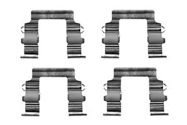 BLUE PRINT ADT348600 Tibehørsett, skivebremse belegg