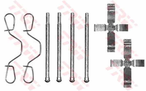 TRW PFK54 Zubehörsatz,...