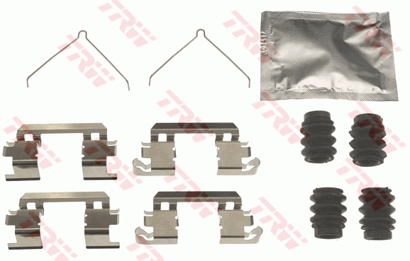 TRW PFK648 Kit accessori, Pastiglia freno