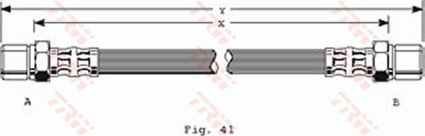 TRW PHA138 Flessibile del freno