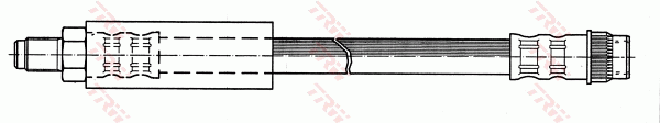 TRW PHA267 Flessibile del freno