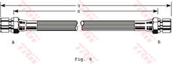 TRW PHA279 Bremsschlauch