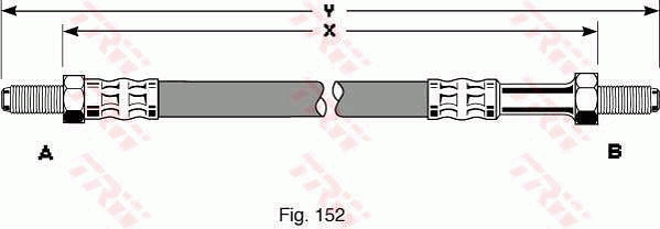 TRW PHA312 Brzdová hadice
