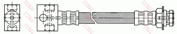 TRW PHA389 Flessibile del freno