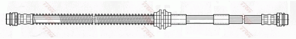 TRW PHA426 Flessibile del freno-Flessibile del freno-Ricambi Euro