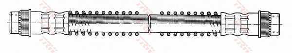 TRW PHA481 Flessibile del freno