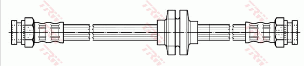 TRW PHA494 Flessibile del freno