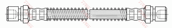 TRW PHA521 Flessibile del freno