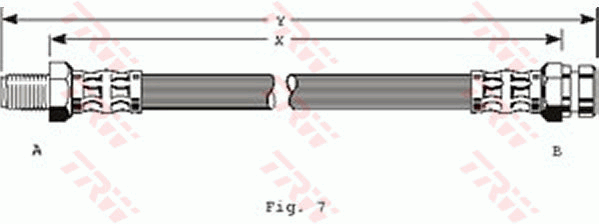 TRW PHB115 Bremsschlauch