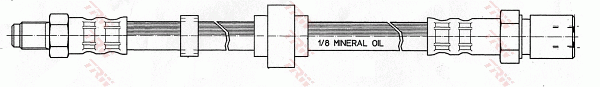 TRW PHB219 Flessibile del freno